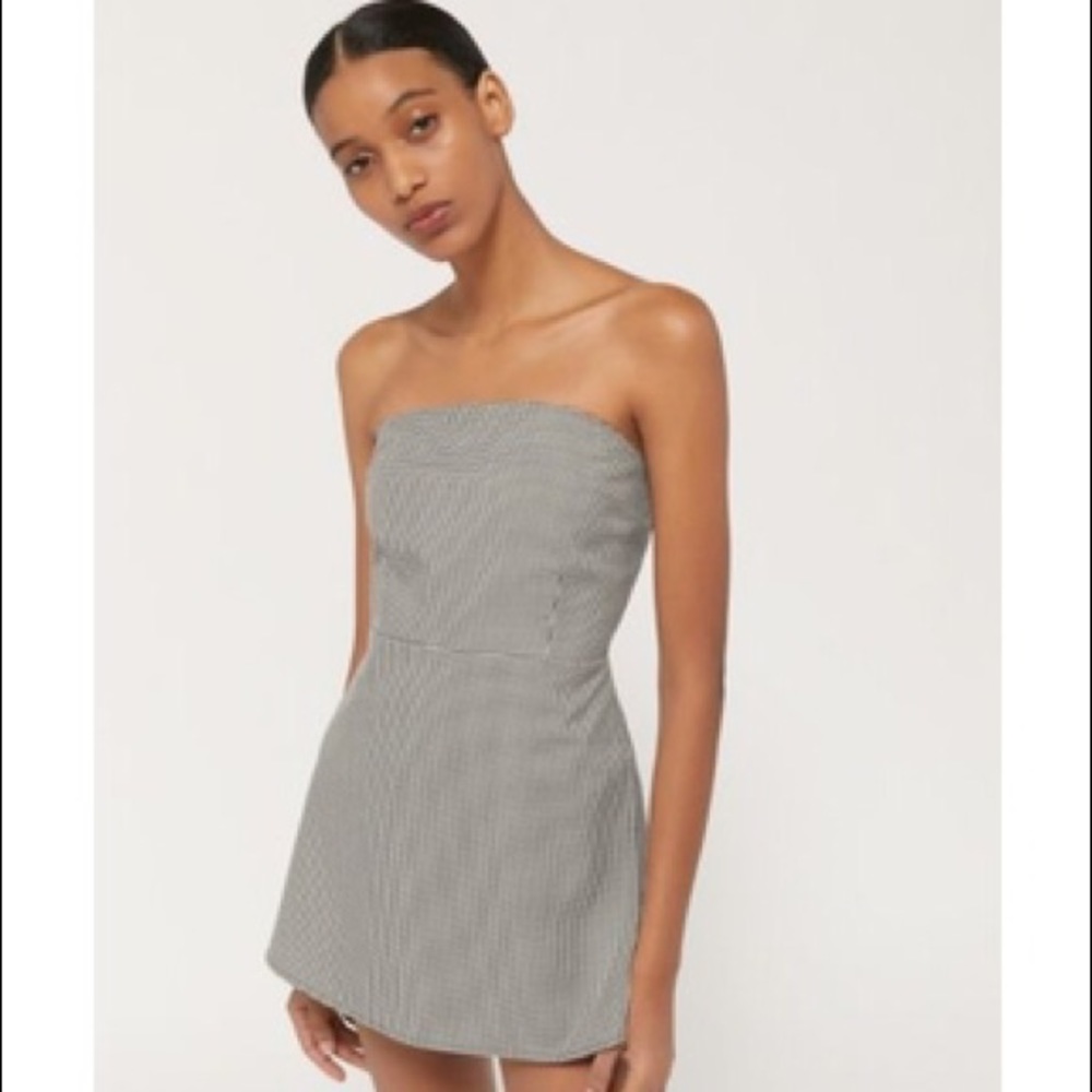 UO Strapless Skort Romper